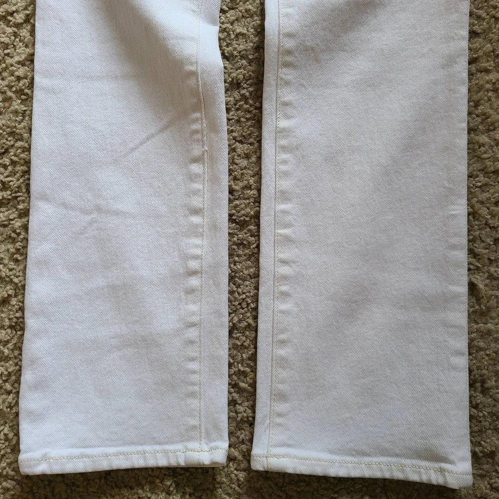 GRAYSON The Hero High‎ Rise Straight Leg Button Fly Jeans Natural Women's 25